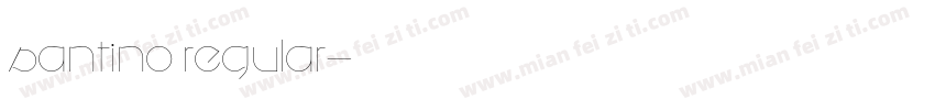 Santino Regular字体转换